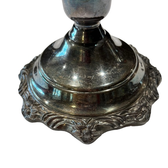Vintage Sheridan E.P.S Silver Plated Candle Candlestick Holder 4” - Picture 6 of 10
